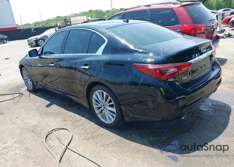 2021 Infiniti Q50 Luxe Awd из США, поврежденный, VIN JN1EV7BR2MM751047